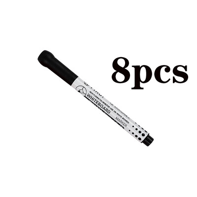 8 värvi Kustutatav tahvel Marker Pliiats Lapsed Maalimine Koosolek Tahvel Kriit Klaaskeraamika Kontor Kooli kunstiklass