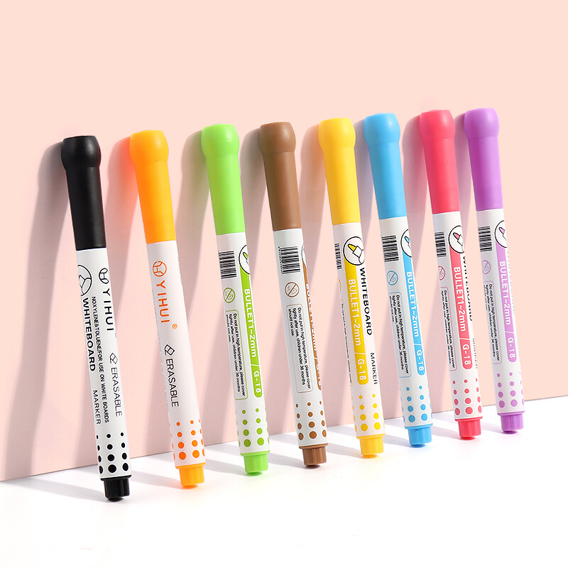 Olovka za bijelu ploču koja se može izbrisati u 8 boja Dječje slikanje Sastanak Ploča Kreda Staklo Keramika Ured Škola Umjetnička učionica