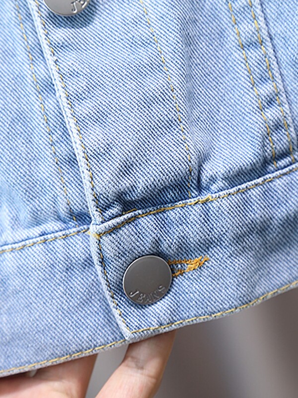 2024. Proljetni i jesenski kaput za dječake Jednostavni kaput s dugim rukavima i reverom s džepovima, ležerni kaput od 1 do 8 godina