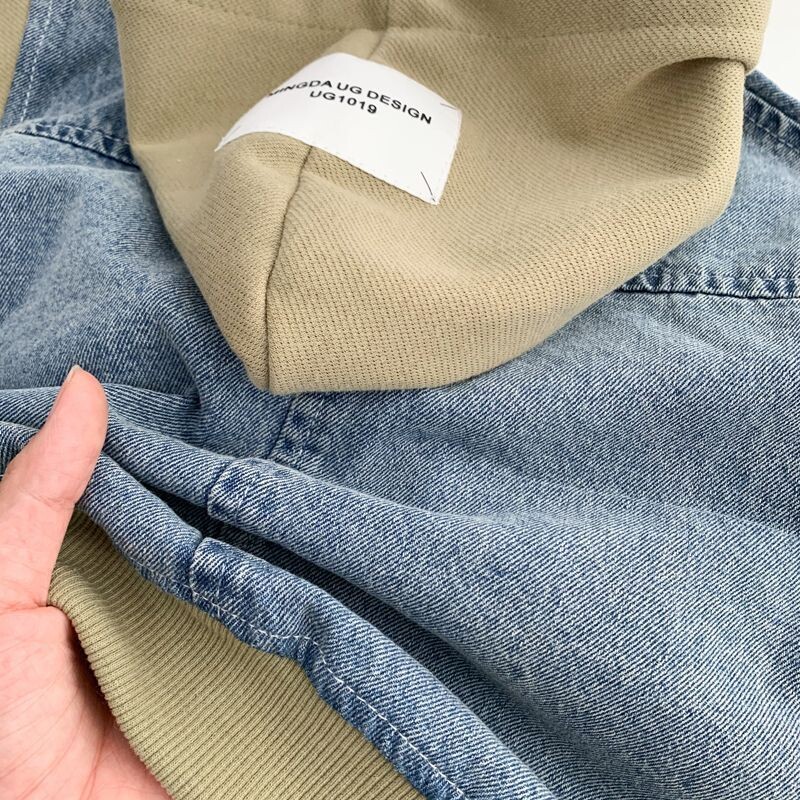 Dječački kaput Jakna Pamučna gornja odjeća Vjetrobran 2024 New Jean Proljeće Jesen Kaput Visokokvalitetna dječja topla odjeća