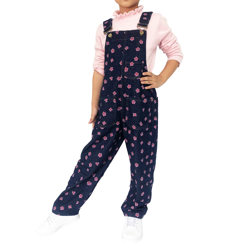 3-10 aastat kevad-sügis tüdrukute teksakombinesoonid ümberpööratud litrid lahtised puuvillased teksapüksid lastele lastele tüdrukutele sügisriided