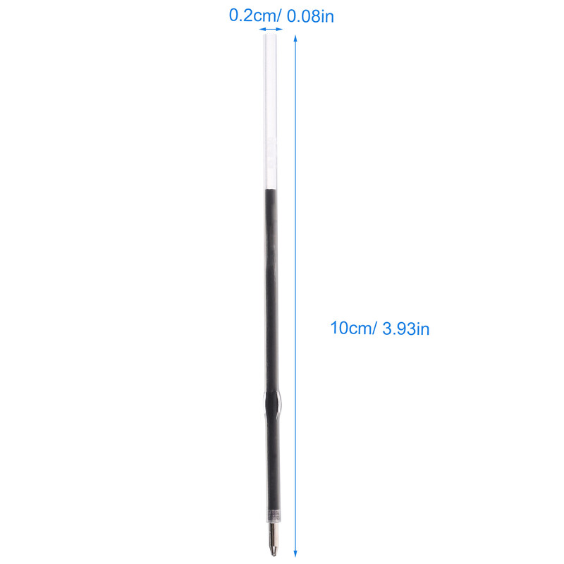 100 tk 07 mm must kontoris surunupuga pastapliiatsid Korduvkasutatavad täitematerjalid 100 tk kaasaskantavad täitematerjalid Kirjatarvete geel peen