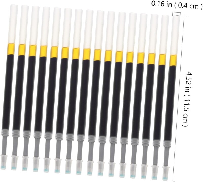 100 komada gel olovke za punjenje tinte zamjene za prijenosni pribor K35, višenamjenska dekor neutralna olovka