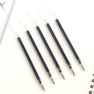 10kom gel olovke crne olovke s punjenjem Glatka olovka za pisanje, zamjena za punjenje, poslovna olovka s punjenjem za grafite na bazi vode
