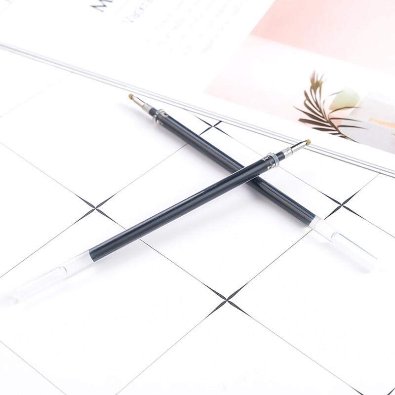 10kom gel olovke crne olovke s punjenjem Glatka olovka za pisanje, zamjena za punjenje, poslovna olovka s punjenjem za grafite na bazi vode