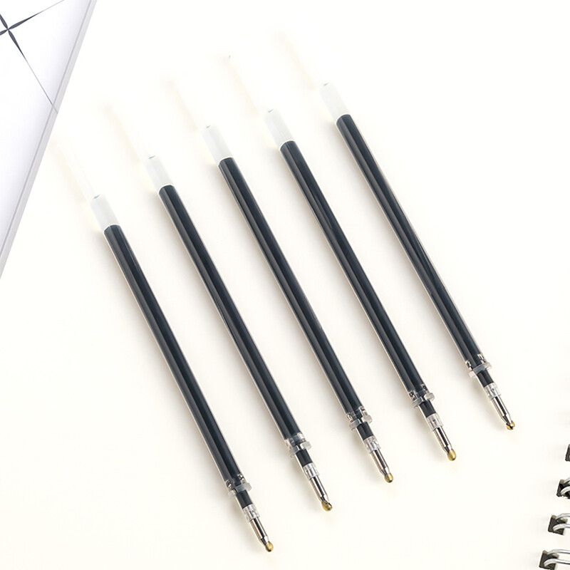 10kom gel olovke crne olovke s punjenjem Glatka olovka za pisanje, zamjena za punjenje, poslovna olovka s punjenjem za grafite na bazi vode