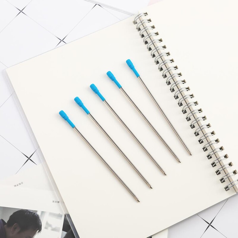 50 kom/lot metalna kristalna olovka s punjenjem dijamantna kemijska olovka crno plava 10,6 cm PH2015