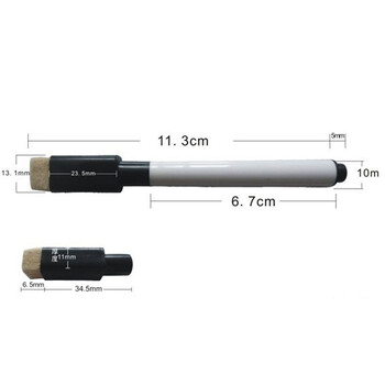 8PC Магнитна цветна писалка за бяла дъска Черно-бели маркери за дъска Вградена гума Ученически пособия Детска химикалка за рисуване на графити