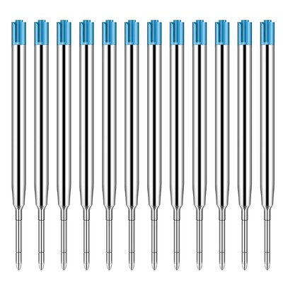 5/10/20pcs 1mm Ballpoint Medium Point Point Pen Refills Replacement Refills for Metal Pens School Office Supplies Stationery