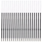 100 tk. Professionaalsed geelpliiatsi täidised 07 mm must kontori surunupuga kuulots 100 tk.