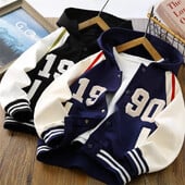 Sportske jakne za dječake Proljeće Jesen 2024. Nova dječja gornja odjeća s kapuljačom Modni kardigani kaputi za veliku djecu Ležerna odjeća za tinejdžere