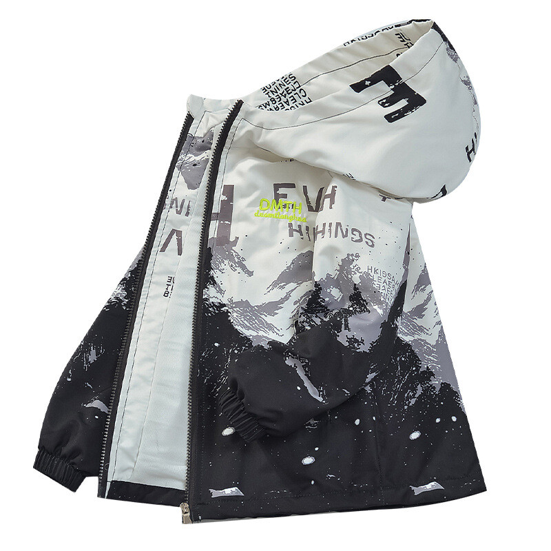 Dječji proljetni jesenski kaputi za dječake 2024. novi strani stil proljetna odjeća postupna olujna jakna ležerna dječja proljetna majica