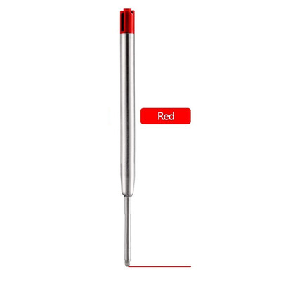 10 komada metalnih dopuna za kemijske olovke, plava, crvena, crna tinta, srednje roller kemijske olovke, dopuna za uredske potrepštine za školu Parker