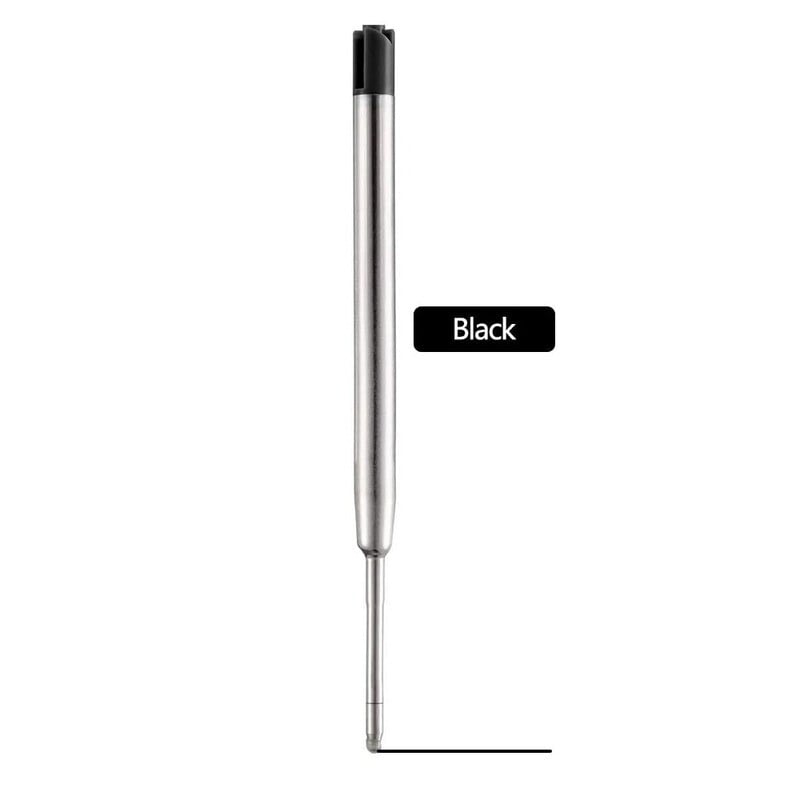 10 komada metalnih dopuna za kemijske olovke, plava, crvena, crna tinta, srednje roller kemijske olovke, dopuna za uredske potrepštine za školu Parker