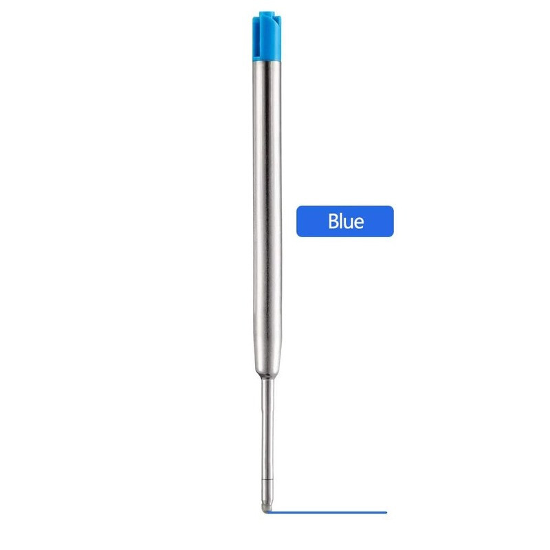 10 komada metalnih dopuna za kemijske olovke, plava, crvena, crna tinta, srednje roller kemijske olovke, dopuna za uredske potrepštine za školu Parker