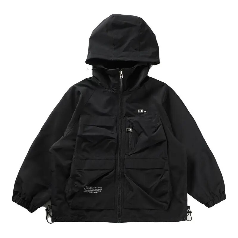 Suured kevadised teismeliste poiste mantlid, vabaaja kapuutsiga kampsun 5–14-aastastele lastele, kena tuulejakk