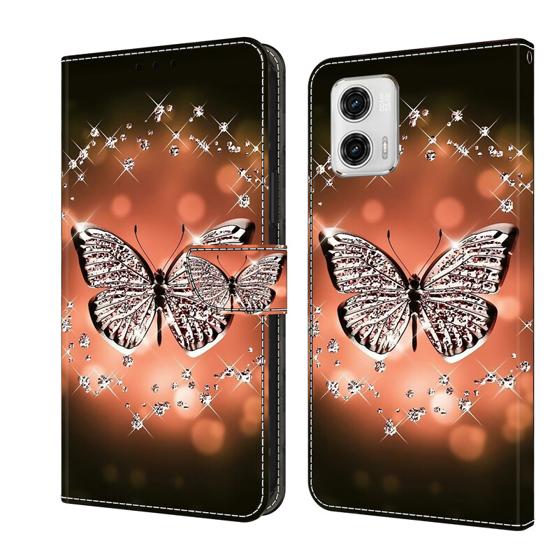 Uus mudel, mis sobib Nokia G21/G11 rahakoti jaoks, kristallmaterjal, nahast mobiiltelefoniümbris G300 kaitsev klappkaardiümbris