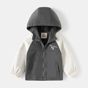 DIMUSI Proljeće Jesen Lagane bomber jakne za dječake Vanjska odjeća Vjetrovka s kapuljačom Moda Dječja Dječja Trenč kaputi Odjeća 8Y