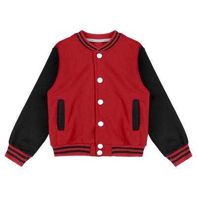 Djeca Djevojčice Dječaci Baseball obična jakna Dječja odjeća Proljeće Jesen Sveučilišne uniforme Kaput Dugih rukava Patchwork gornja odjeća