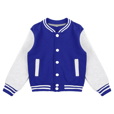 Djeca Djevojčice Dječaci Baseball obična jakna Dječja odjeća Proljeće Jesen Sveučilišne uniforme Kaput Dugih rukava Patchwork gornja odjeća