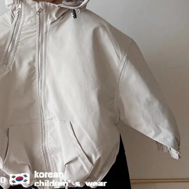 Poiste mantel jakk Puuvillane ülerõivas Tuuletõke 2024 jahe kevad-sügis mantel Sport Teismelised Laste soojad riided