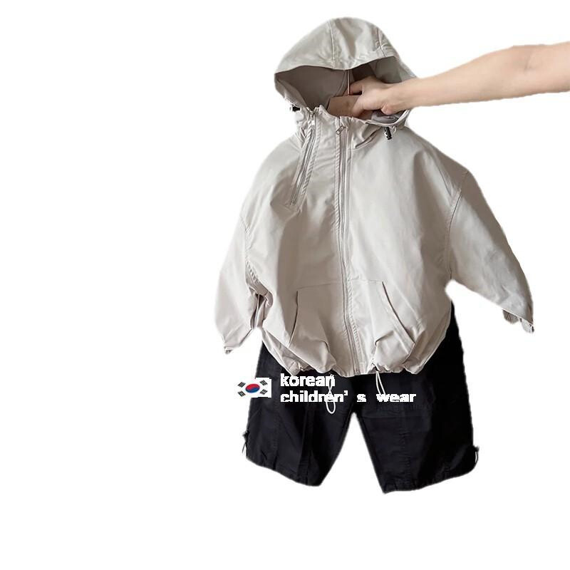 Poiste mantel jakk Puuvillane ülerõivas Tuuletõke 2024 jahe kevad-sügis mantel Sport Teismelised Laste soojad riided