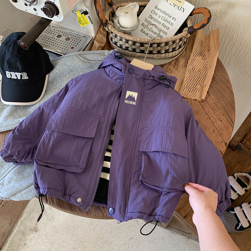 Poiste puuvillased jakid Laste sprintijoped Laste puuvillane klamber Pehme tuulekindel moodne soe jakk Laste jakid tüdrukutele