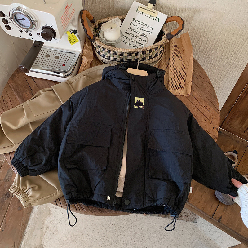 Poiste puuvillased jakid Laste sprintijoped Laste puuvillane klamber Pehme tuulekindel moodne soe jakk Laste jakid tüdrukutele