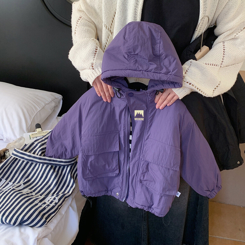 Poiste puuvillased jakid Laste sprintijoped Laste puuvillane klamber Pehme tuulekindel moodne soe jakk Laste jakid tüdrukutele