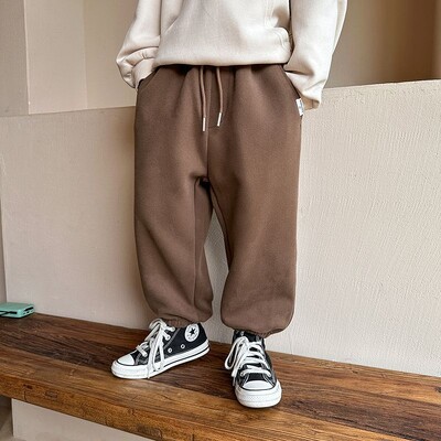 Jesenska dječja jednobojna ležerna trenirka za dječake Harem hlače do gležnja 3+ godine Odjeća za malu djecu Proljetne tanke sportske hlače za djevojčice