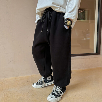 Jesenska dječja jednobojna ležerna trenirka za dječake Harem hlače do gležnja 3+ godine Odjeća za malu djecu Proljetne tanke sportske hlače za djevojčice