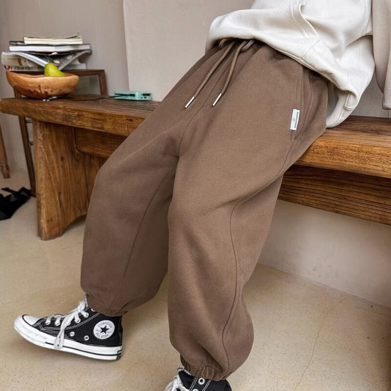 Jesenska dječja jednobojna ležerna trenirka za dječake Harem hlače do gležnja 3+ godine Odjeća za malu djecu Proljetne tanke sportske hlače za djevojčice