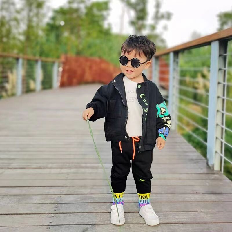 Dječja traper jakna za dječake Proljetna i jesenska jakna Top dječja korejska verzija odjeće za bebe Dječja jakna