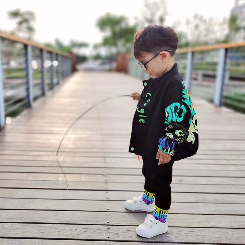 Dječja traper jakna za dječake Proljetna i jesenska jakna Top dječja korejska verzija odjeće za bebe Dječja jakna