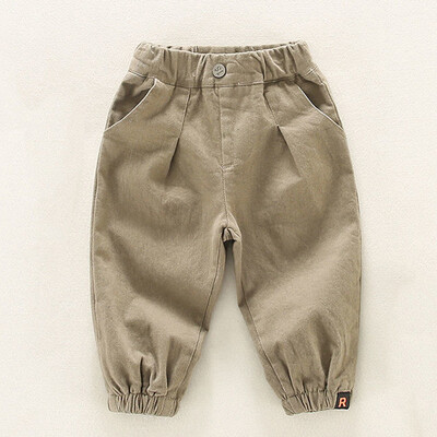 Dječaci, ležerne trenirke Cargo hlače, dječja odjeća, dječje trkače, jesen, jednobojna, zimska gornja odjeća za djevojčice, sportske hlače 1-8T