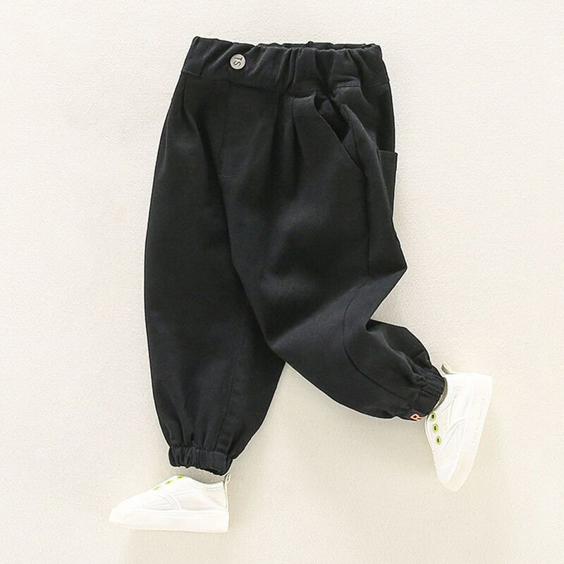 Dječaci, ležerne trenirke Cargo hlače, dječja odjeća, dječje trkače, jesen, jednobojna, zimska gornja odjeća za djevojčice, sportske hlače 1-8T