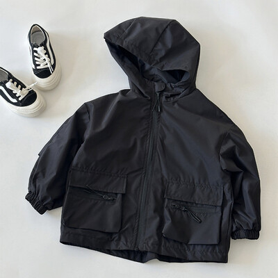 Jakne za dječake Proljeće Jesen Hoody za djecu Vodootporni dječji kaput Ležerna gornja odjeća za tinejdžere Vjetrovke za školsku bebu