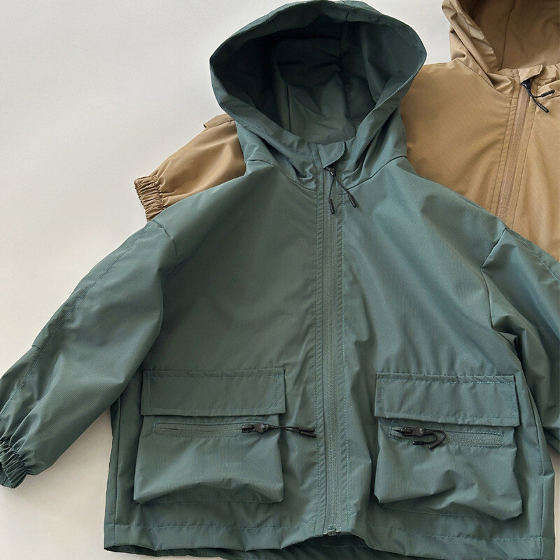 Jakne za dječake Proljeće Jesen Hoody za djecu Vodootporni dječji kaput Ležerna gornja odjeća za tinejdžere Vjetrovke za školsku bebu