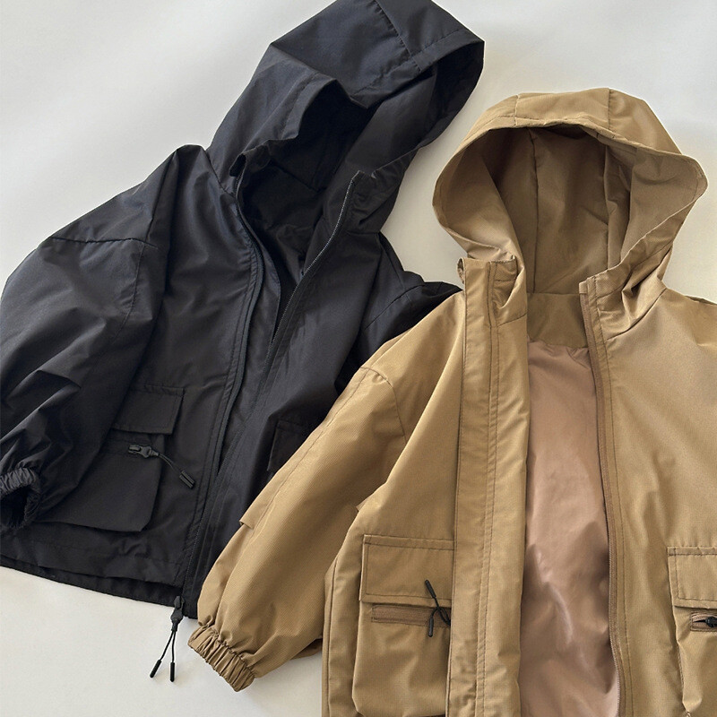 Jakne za dječake Proljeće Jesen Hoody za djecu Vodootporni dječji kaput Ležerna gornja odjeća za tinejdžere Vjetrovke za školsku bebu