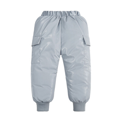 -30 stupnjeva Zimske dječje donje hlače za dječake Bijele pačje donje vodootporne neperive zimske kargo hlače za djevojčice Dječje hlače za male dječake