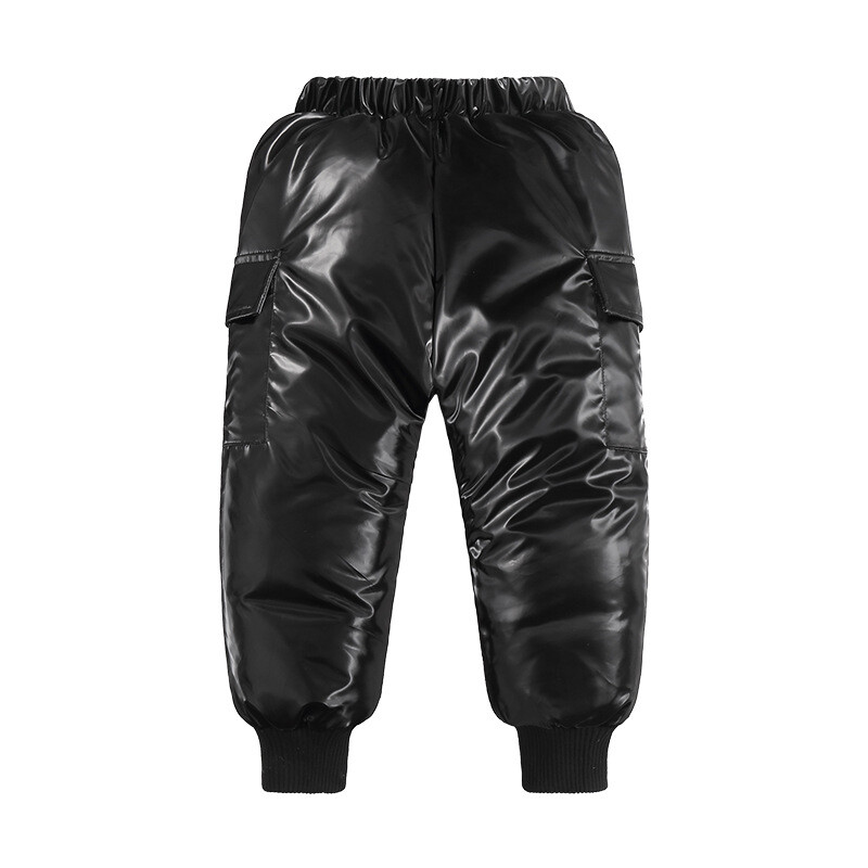 -30 stupnjeva Zimske dječje donje hlače za dječake Bijele pačje donje vodootporne neperive zimske kargo hlače za djevojčice Dječje hlače za male dječake