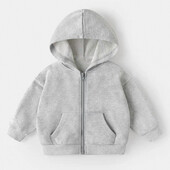 Dječja majica s kapuljačom, jakne, sportska odjeća za dječake, gornji dijelovi kardigana, dječja ležerna jakna s patentnim zatvaračem, tinejdžerska odjeća za proljeće i jesen