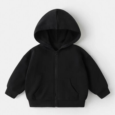 Dječja majica s kapuljačom, jakne, sportska odjeća za dječake, gornji dijelovi kardigana, dječja ležerna jakna s patentnim zatvaračem, tinejdžerska odjeća za proljeće i jesen