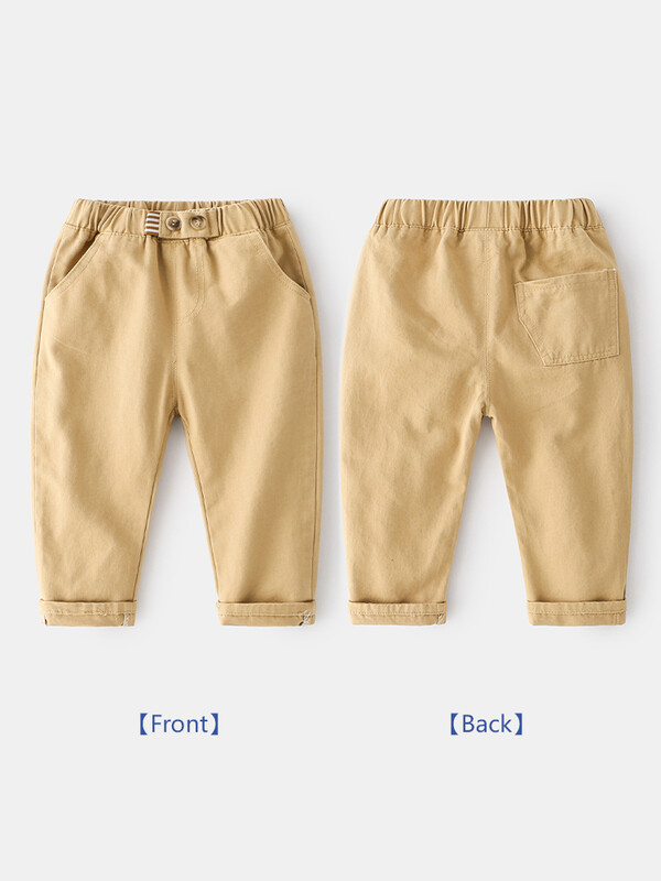 LJMOFA Παιδικά Casual Παντελόνια Αγόρια Παντελόνια Φούτερ 2024 Κορεατικά Παιδικά Ρούχα Εφηβικά Παντελόνια Άνετα Παντελόνια Παιδικά Ρούχα D356