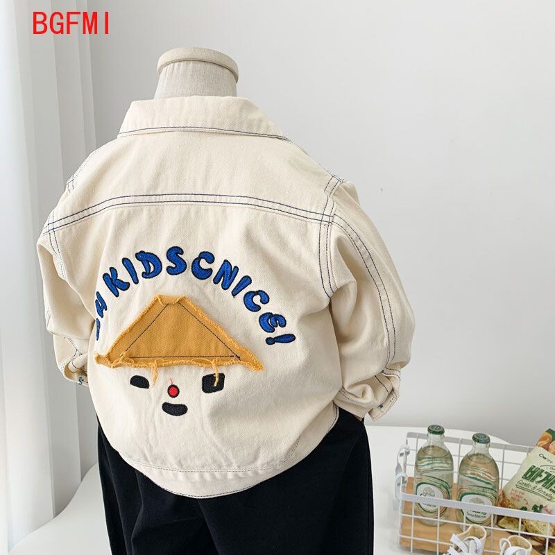 2024. Dječja proljetna traper jakna dugih rukava za dječake Košulje Dječji kaput Modni kardigan Vintage dječja gornja odjeća Jesenska odjeća