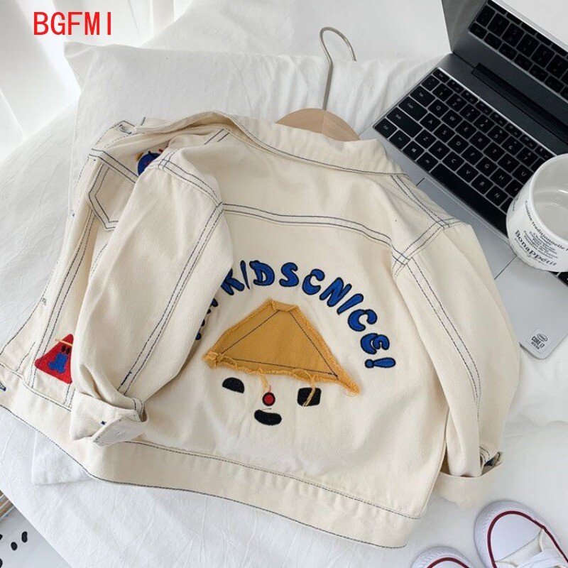 2024. Dječja proljetna traper jakna dugih rukava za dječake Košulje Dječji kaput Modni kardigan Vintage dječja gornja odjeća Jesenska odjeća