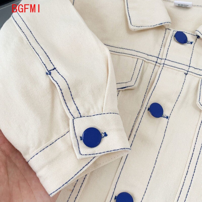 2024. Dječja proljetna traper jakna dugih rukava za dječake Košulje Dječji kaput Modni kardigan Vintage dječja gornja odjeća Jesenska odjeća