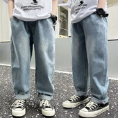 2024. Nove dječje moderne umjetničke traperice Harajuku Jednostavne hlače Ležerni stil Svestrana ljetna lijena dječja odjeća