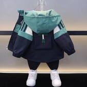 Poiste kevadised ja sügisesed ülerõivad Laste ülerõivad Moodsad 2024. aasta uued poisid, beebide topid, trendikad lasterõivad