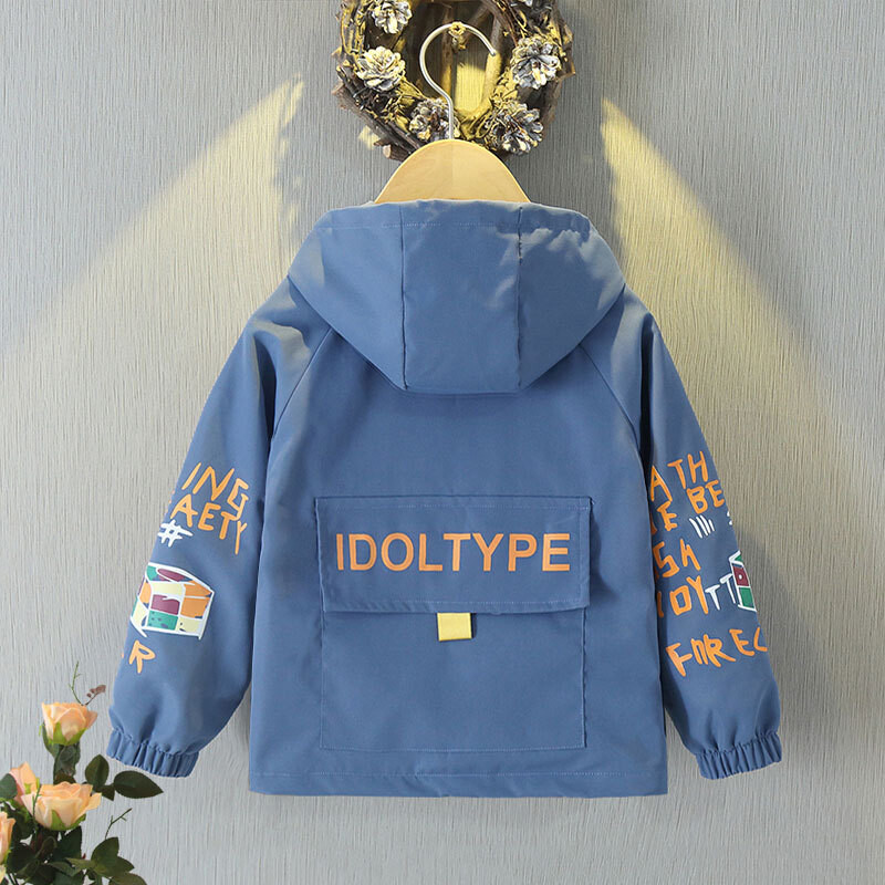 Proljeće i ljeto Nova modna jakna za dječake i djevojčice Crtani grafiti s printom grafita Ležerni baloner dugih rukava